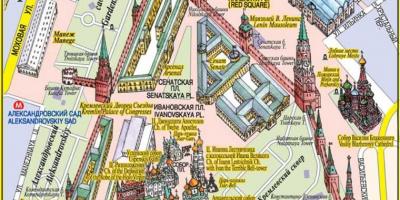 Red Square Moscow map