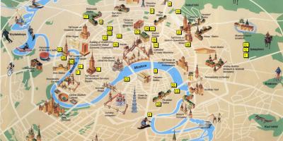 Tourist map Moscow