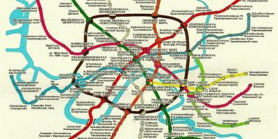 Moscow rail map