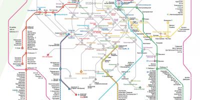 Map of Moskva train