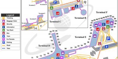 SVO terminal map